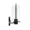 Designers Fountain Skylar 5.25 in. 1-Light Matte Black Wall Sconce Light with Clear Glass Shade for Bathrooms D332M-WS-MB - alternate 4